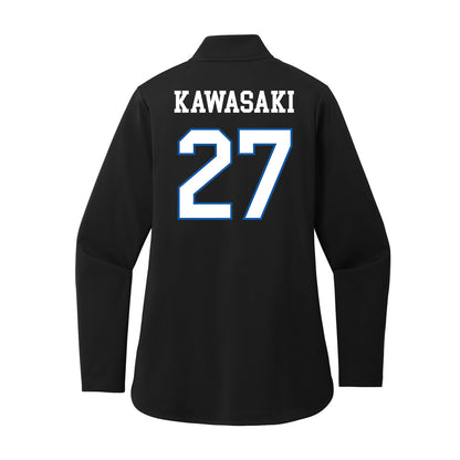 UNC Asheville - NCAA Women's Soccer : Nao Kawasaki - Women's Premium Quarter Zip Jacket-1
