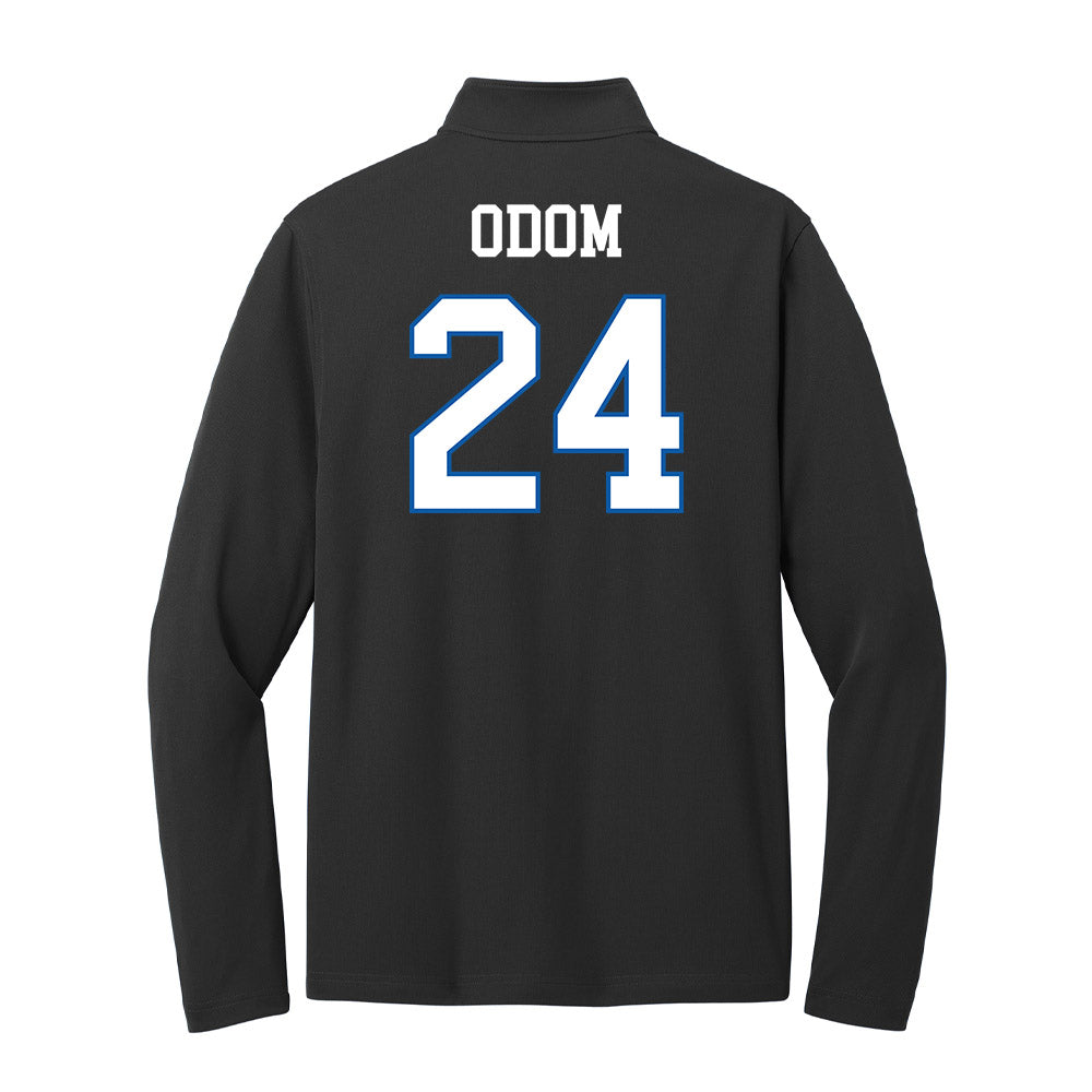UNC Asheville - NCAA Women's Basketball : Clementina Odom - Lightweight Quarter Zip Jacket-1
