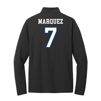 UNC Asheville - NCAA Women's Basketball : Aileen Marquez - Lightweight Quarter Zip Jacket-1