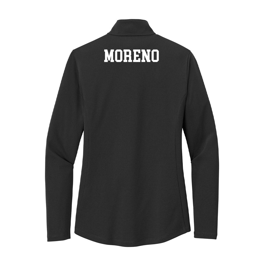 UNC Asheville - NCAA Men's Track & Field : Bennett Moreno - Women's Lightweight Quarter Zip Jacket-1