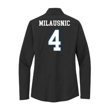 UNC Asheville - NCAA Women's Basketball : Riley Milausnic - Women's Lightweight Quarter Zip Jacket-1