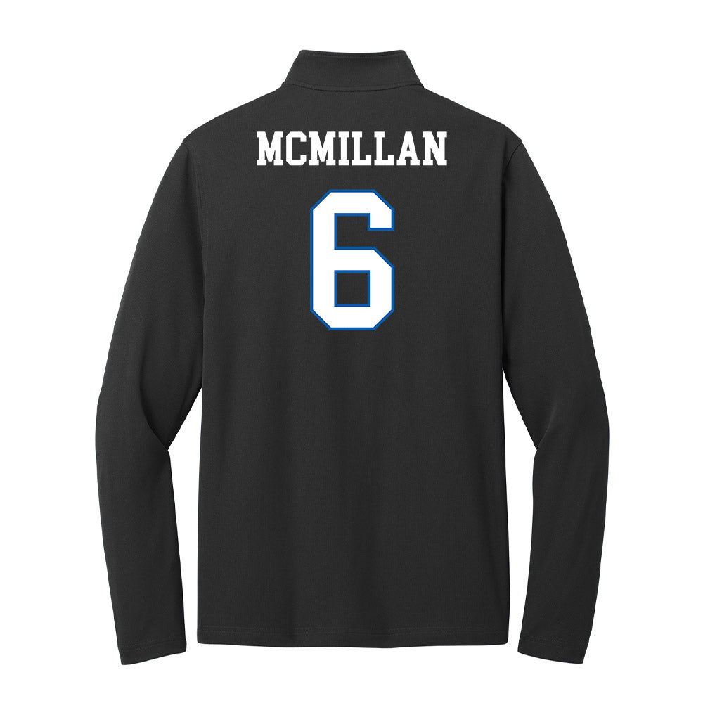 UNC Asheville - NCAA Women's Basketball : Kristen McMillan - Lightweight Quarter Zip Jacket-1