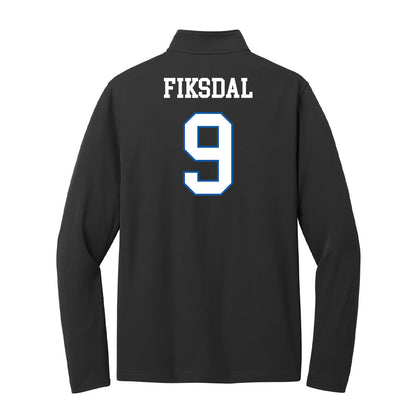 UNC Asheville - NCAA Men's Soccer : Brede Fiksdal - Lightweight Quarter Zip Jacket-1