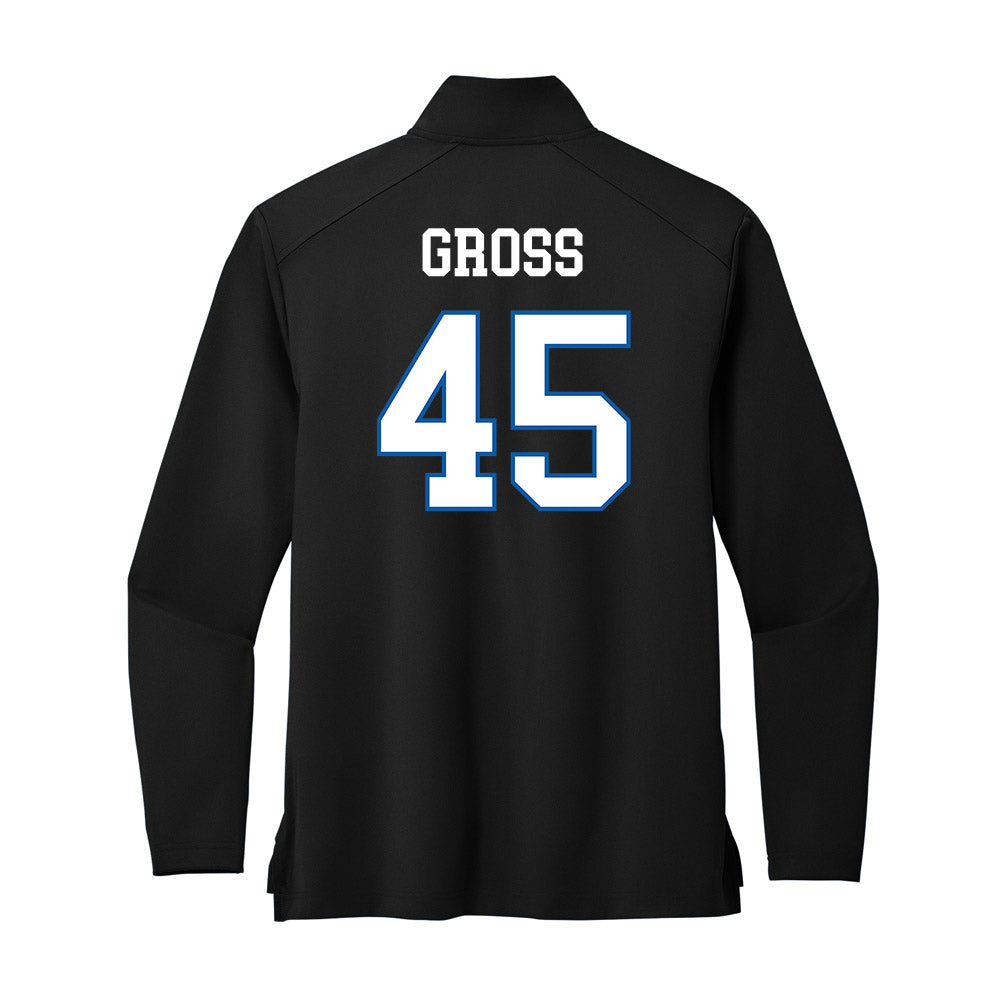 UNC Asheville - NCAA Baseball : Landon Gross - Premium Quarter Zip Jacket-1