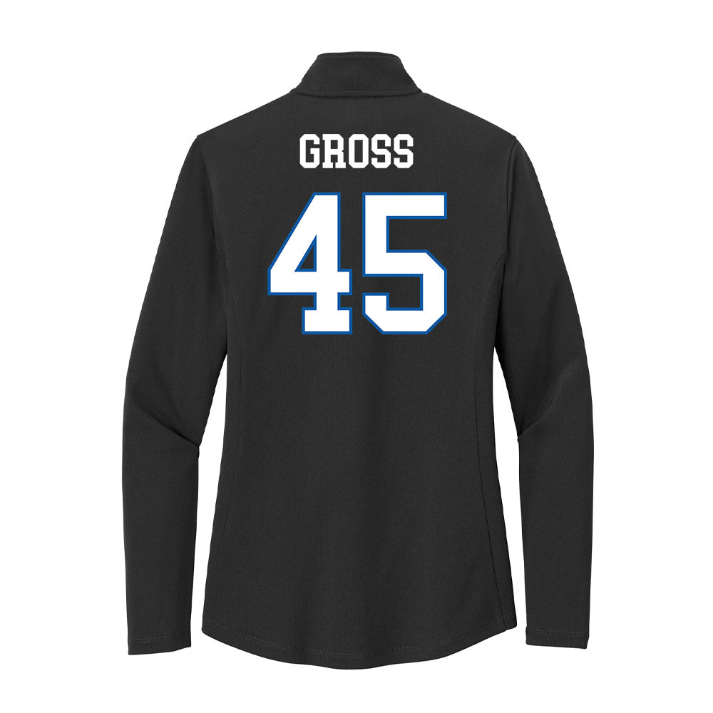 UNC Asheville - NCAA Baseball : Landon Gross - Women's Lightweight Quarter Zip Jacket-1