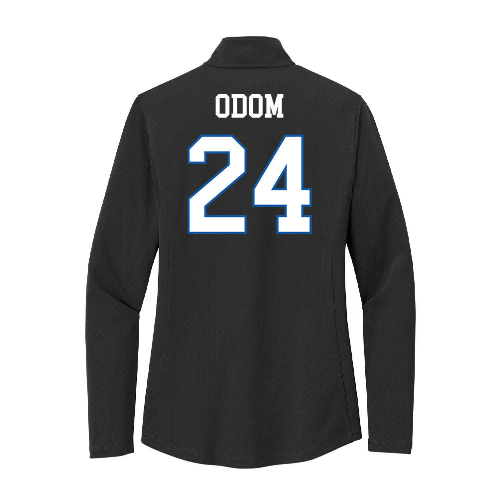 UNC Asheville - NCAA Women's Basketball : Clementina Odom - Women's Lightweight Quarter Zip Jacket-1