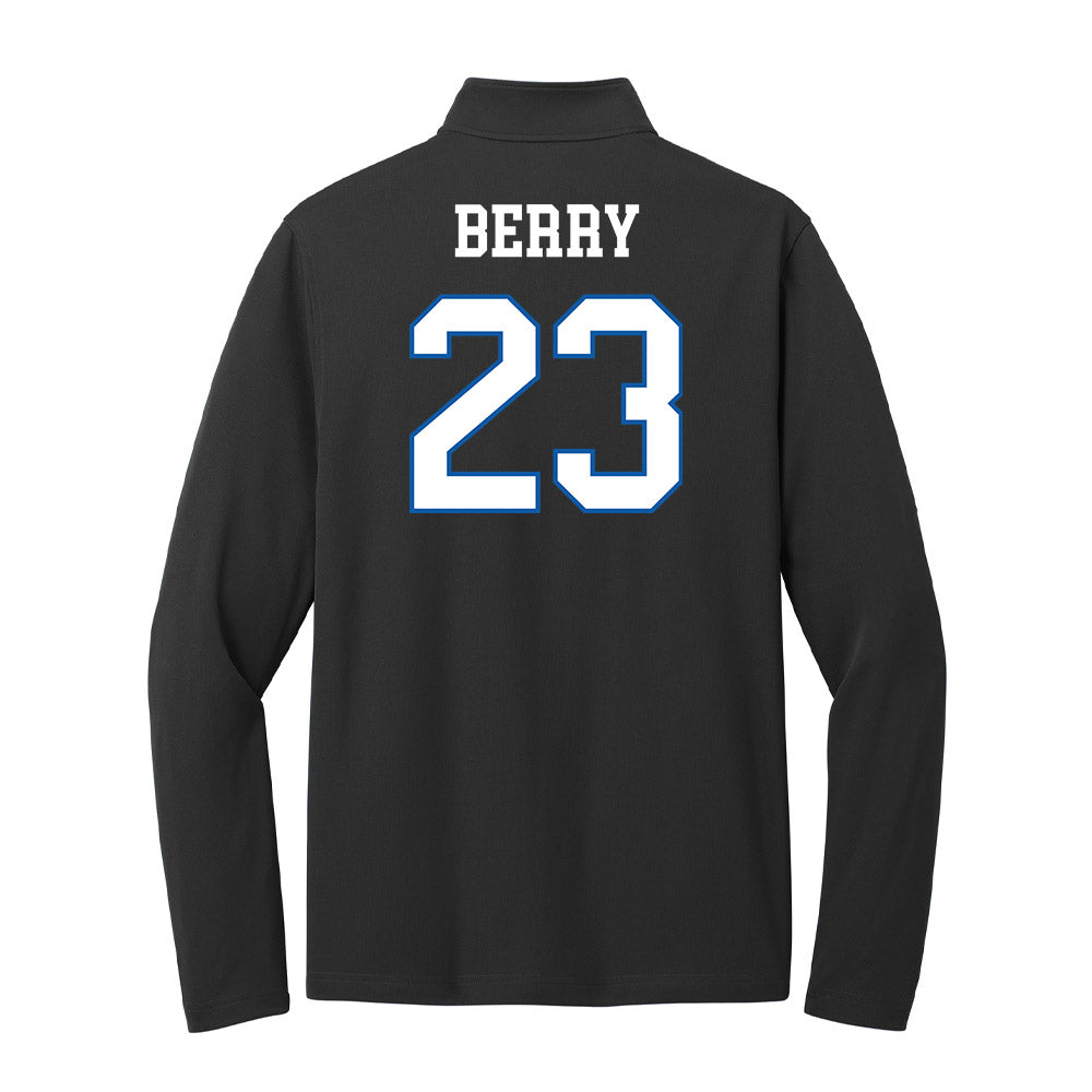 UNC Asheville - NCAA Women's Basketball : Tremiyah Berry - Lightweight Quarter Zip Jacket-1
