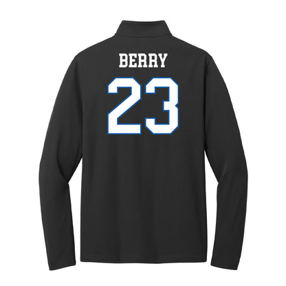 UNC Asheville - NCAA Women's Basketball : Tremiyah Berry - Lightweight Quarter Zip Jacket-1