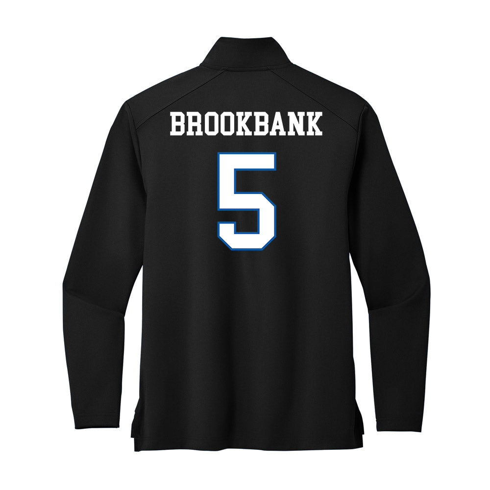 UNC Asheville - NCAA Women's Volleyball : Addie Brookbank - Premium Quarter Zip Jacket-1