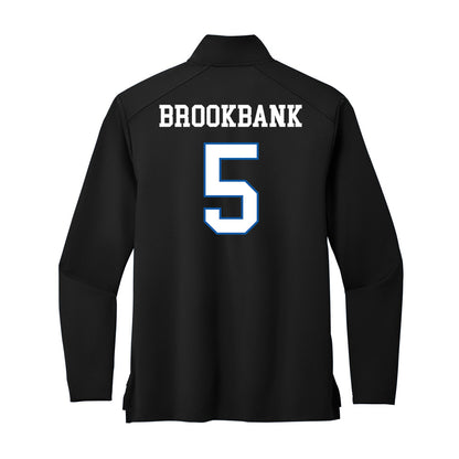 UNC Asheville - NCAA Women's Volleyball : Addie Brookbank - Premium Quarter Zip Jacket-1