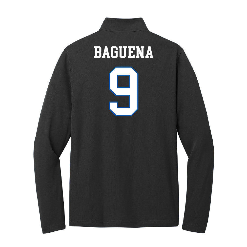 UNC Asheville - NCAA Men's Soccer : Sergio Baguena - Lightweight Quarter Zip Jacket-1