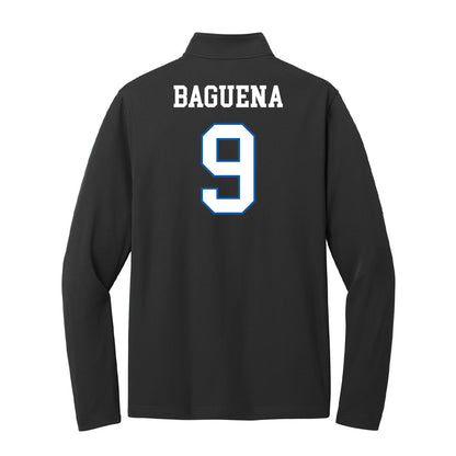 UNC Asheville - NCAA Men's Soccer : Sergio Baguena - Lightweight Quarter Zip Jacket-1