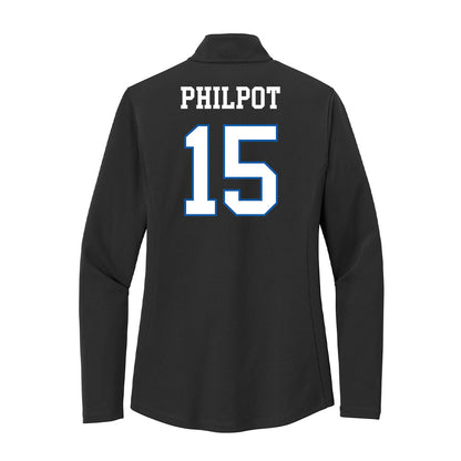 UNC Asheville - NCAA Women's Volleyball : Olivia Philpot - Women's Lightweight Quarter Zip Jacket-1