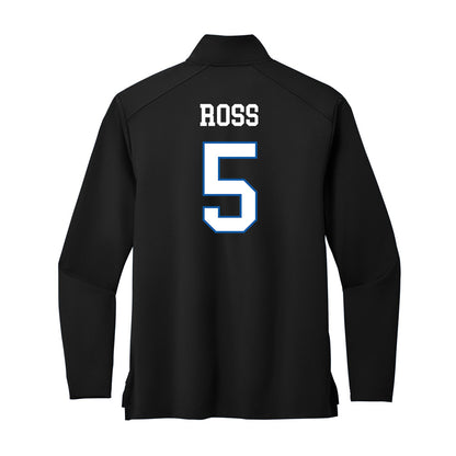 UNC Asheville - NCAA Women's Basketball : Sophia Ross - Premium Quarter Zip Jacket-1