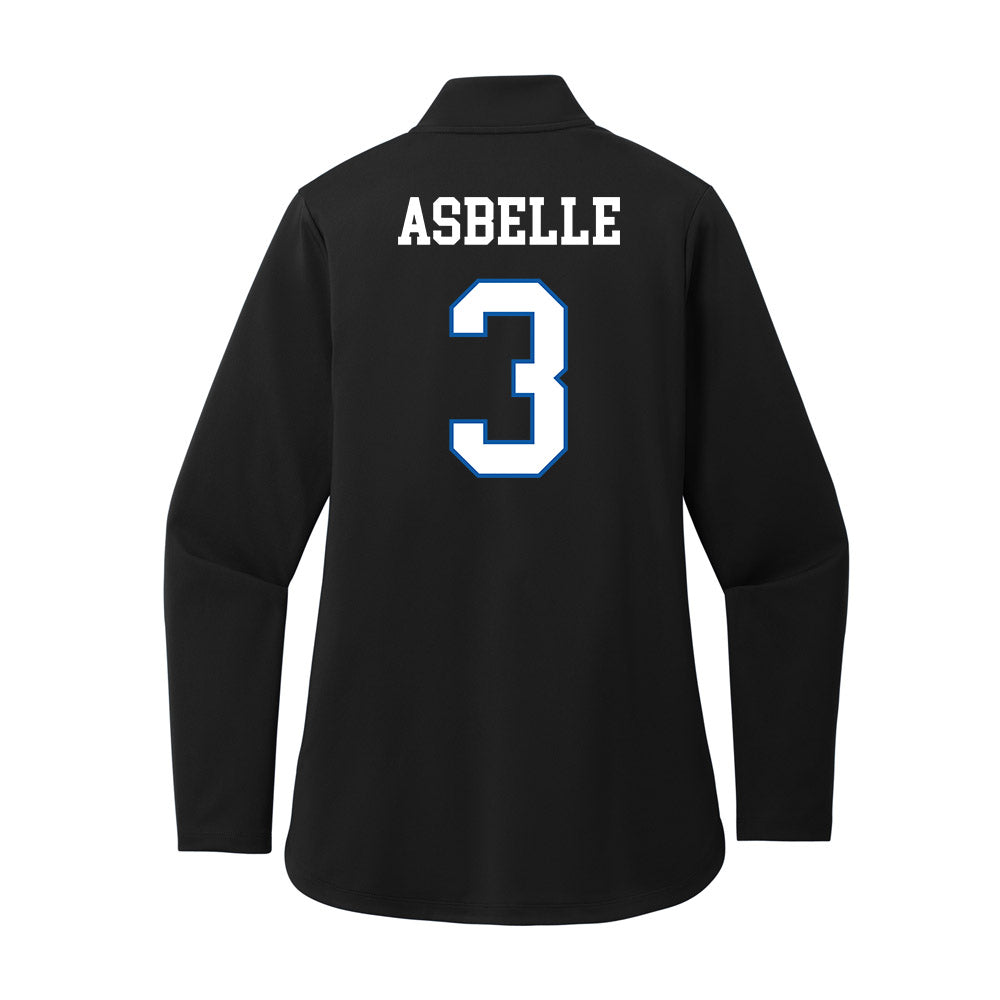 UNC Asheville - NCAA Women's Basketball : Niyonna Asbelle - Women's Premium Quarter Zip Jacket-1