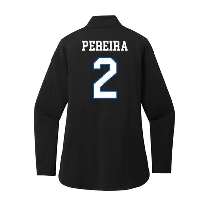 UNC Asheville - NCAA Baseball : Jake Pereira - Women's Premium Quarter Zip Jacket-1