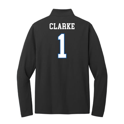 UNC Asheville - NCAA Men's Basketball : Julian Clarke - Lightweight Quarter Zip Jacket-1