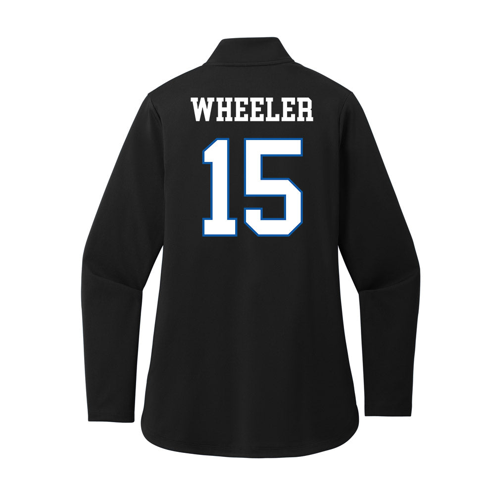 UNC Asheville - NCAA Women's Soccer : Karys Wheeler - Women's Premium Quarter Zip Jacket-1