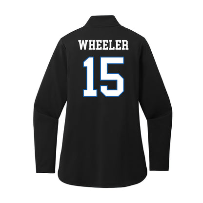 UNC Asheville - NCAA Women's Soccer : Karys Wheeler - Women's Premium Quarter Zip Jacket-1