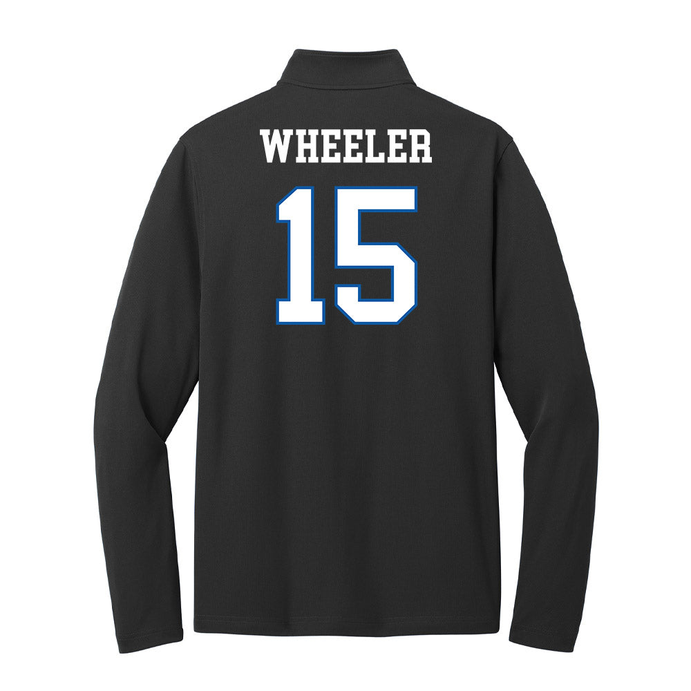 UNC Asheville - NCAA Women's Soccer : Karys Wheeler - Lightweight Quarter Zip Jacket-1