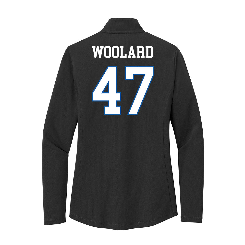 UNC Asheville - NCAA Baseball : Colin Woolard - Women's Lightweight Quarter Zip Jacket-1