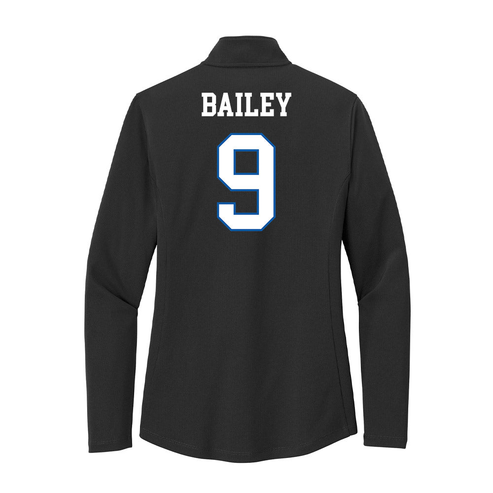 UNC Asheville - NCAA Men's Basketball : Ian Bailey - Women's Lightweight Quarter Zip Jacket-1