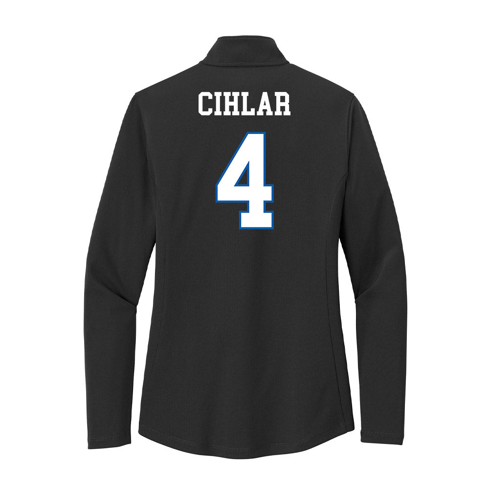 UNC Asheville - NCAA Women's Soccer : Makayla Cihlar - Women's Lightweight Quarter Zip Jacket-1