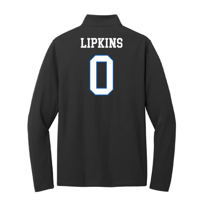 UNC Asheville - NCAA Men's Basketball : JaCorey Lipkins - Lightweight Quarter Zip Jacket-1