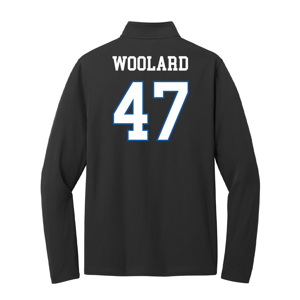UNC Asheville - NCAA Baseball : Colin Woolard - Lightweight Quarter Zip Jacket-1