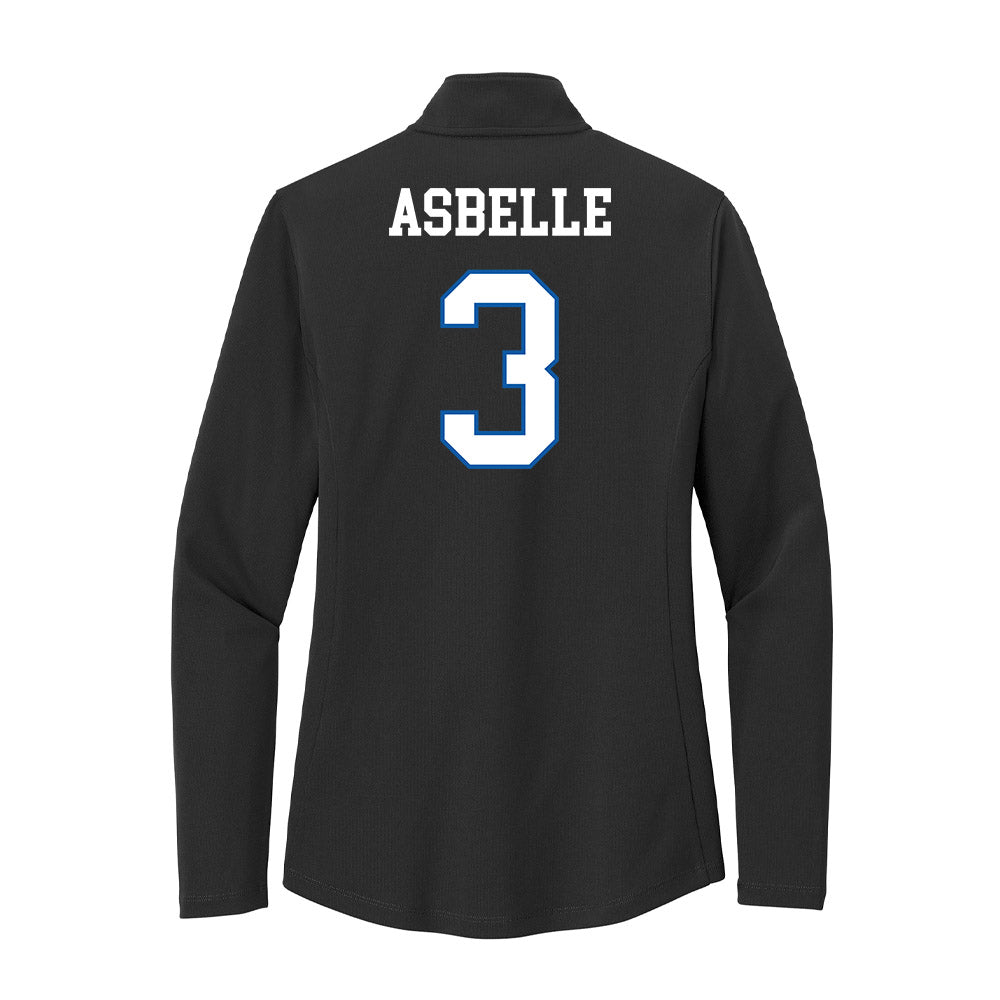 UNC Asheville - NCAA Women's Basketball : Niyonna Asbelle - Women's Lightweight Quarter Zip Jacket-1
