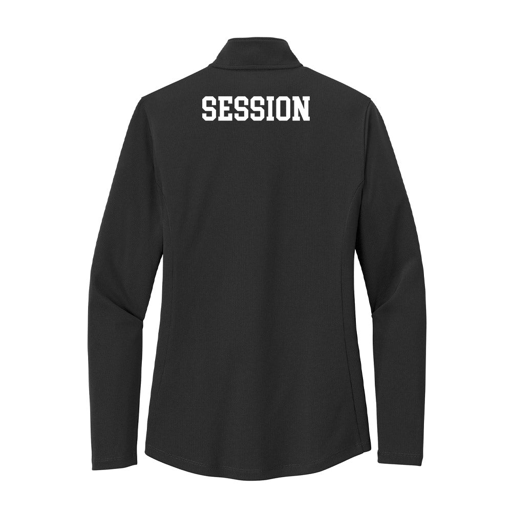 UNC Asheville - NCAA Men's Track & Field : Shemarr Session - Women's Lightweight Quarter Zip Jacket-1
