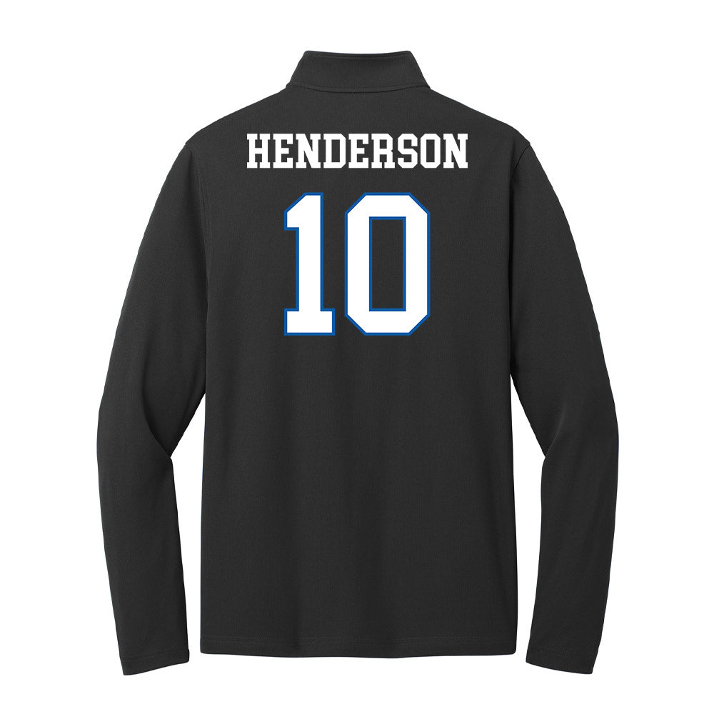 UNC Asheville - NCAA Women's Soccer : Emmie Henderson - Lightweight Quarter Zip Jacket-1