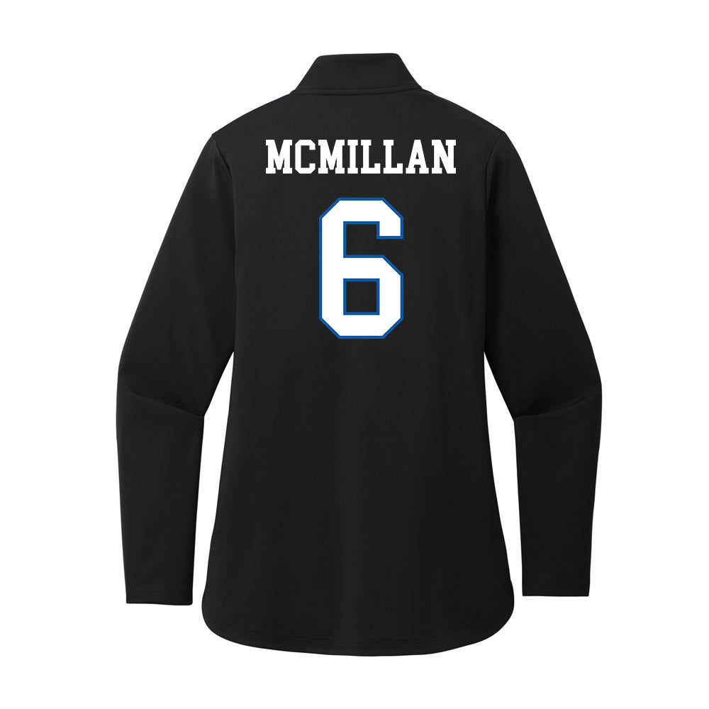 UNC Asheville - NCAA Women's Basketball : Kristen McMillan - Women's Premium Quarter Zip Jacket-1