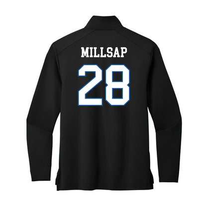 UNC Asheville - NCAA Baseball : Gunner Millsap - Premium Quarter Zip Jacket-1