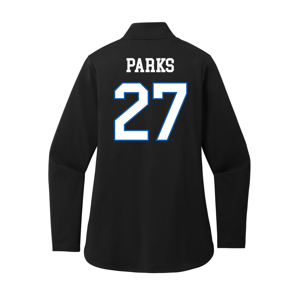 UNC Asheville - NCAA Baseball : Tyler Parks - Women's Premium Quarter Zip Jacket-1