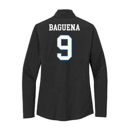 UNC Asheville - NCAA Men's Soccer : Sergio Baguena - Women's Lightweight Quarter Zip Jacket-1