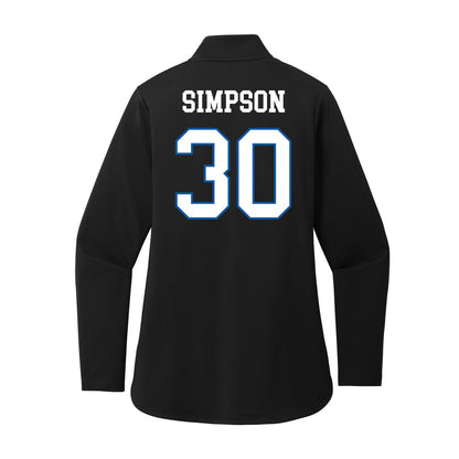 UNC Asheville - NCAA Women's Soccer : Olivia Simpson - Women's Premium Quarter Zip Jacket-1