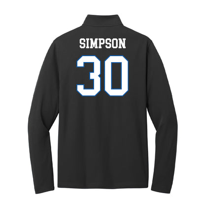 UNC Asheville - NCAA Women's Soccer : Olivia Simpson - Lightweight Quarter Zip Jacket-1