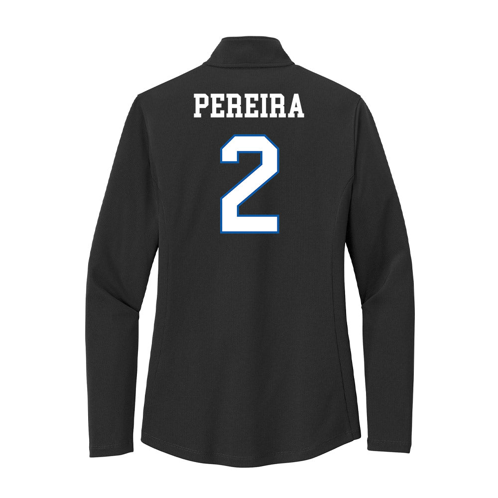 UNC Asheville - NCAA Baseball : Jake Pereira - Women's Lightweight Quarter Zip Jacket-1
