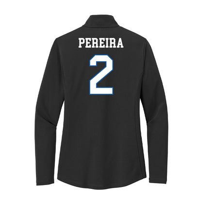 UNC Asheville - NCAA Baseball : Jake Pereira - Women's Lightweight Quarter Zip Jacket-1