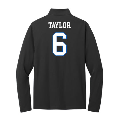 UNC Asheville - NCAA Men's Basketball : Kam Taylor - Lightweight Quarter Zip Jacket-1