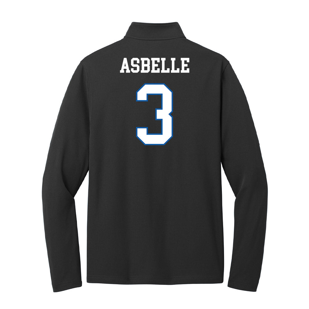 UNC Asheville - NCAA Women's Basketball : Niyonna Asbelle - Lightweight Quarter Zip Jacket-1