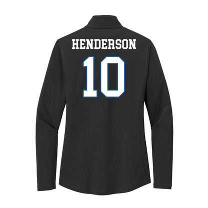 UNC Asheville - NCAA Women's Soccer : Emmie Henderson - Women's Lightweight Quarter Zip Jacket-1