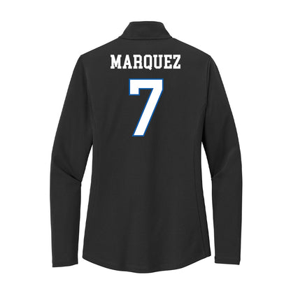 UNC Asheville - NCAA Women's Basketball : Aileen Marquez - Women's Lightweight Quarter Zip Jacket-1