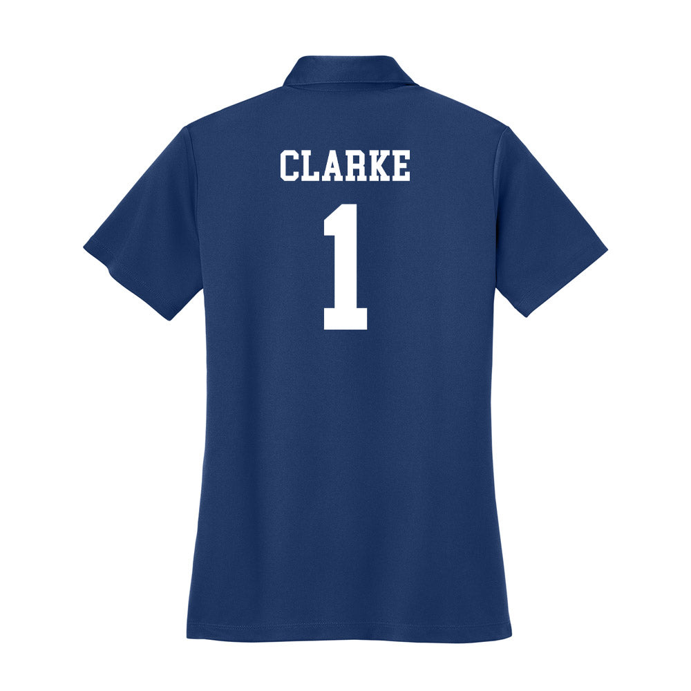 UNC Asheville - NCAA Men's Basketball : Julian Clarke - Women's Activewear Polo Shirt-1