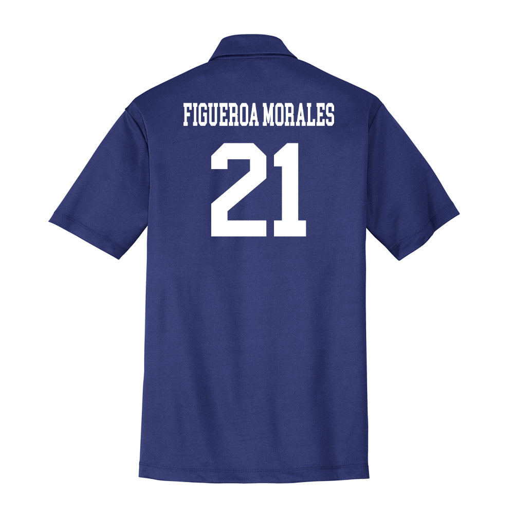 UNC Asheville - NCAA Men's Soccer : Emilio Figueroa Morales - Activewear Polo Shirt-1