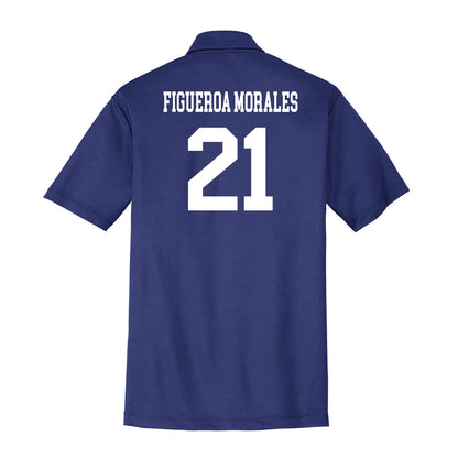UNC Asheville - NCAA Men's Soccer : Emilio Figueroa Morales - Activewear Polo Shirt-1