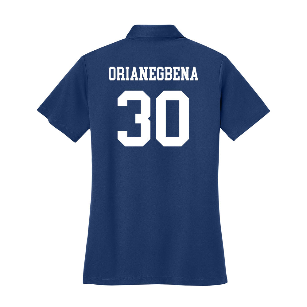 UNC Asheville - NCAA Women's Basketball : Deborah Orianegbena - Women's Activewear Polo Shirt-1