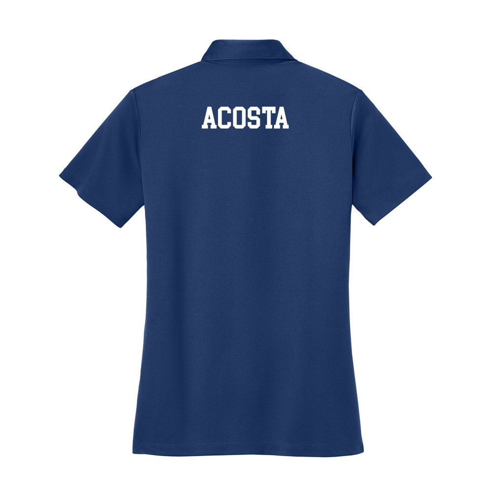 UNC Asheville - NCAA Men's Track & Field : Ethan Acosta - Women's Activewear Polo Shirt-1