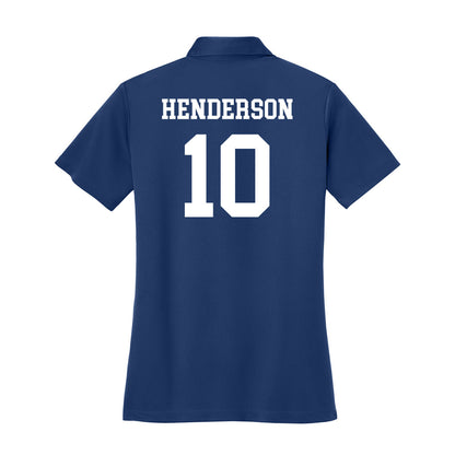 UNC Asheville - NCAA Women's Soccer : Emmie Henderson - Women's Activewear Polo Shirt-1